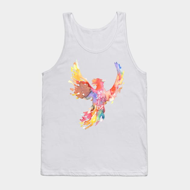 And Still I Rise Tank Top by Jess Buhman Art 